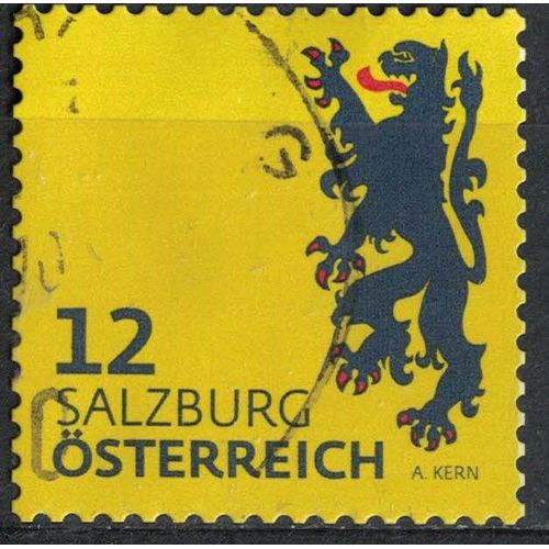 Autriche 2018 Oblitéré Used Armoiries Salzburg Coat Of Armes Blason De Salzbourg Su