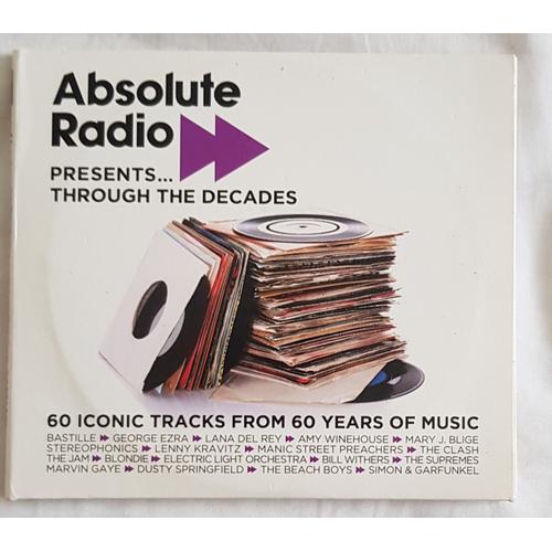 Absolute Radio Presents Through The Decades , Years 60 - 70-80-90-2000-2010 - Various Digipack - 5 Cd , 60 Titres - Various Edition - Import Uk - Sony Music Edition