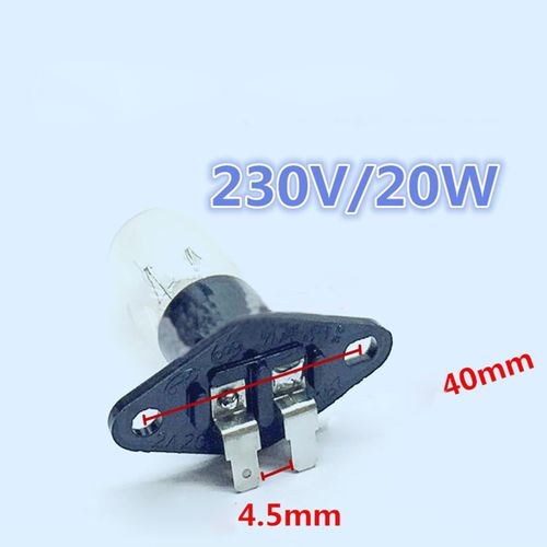 Ampoule Plate Incurvée 20W, 5 Pièces, Pour Four À Micro Ondes, Réfrigérateur, Panasonic, Pièces Universelles 9109-May14A14017