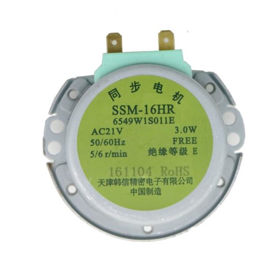 Plateau Moteur Synchrone Pour Four À Micro Ondes, Ac 21V 3W 50/60Hz Pour Pièces De Four À Micro Ondes Lg 9109-May14A14299