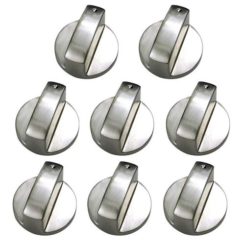 Boutons De Commande De Cuisinière À Gaz En Métal Brossé, Interrupteur De Commande De Cuisinière, Bouton De Four, Bouton De Brûleur De Table De Cuisson 9109-May14A17140