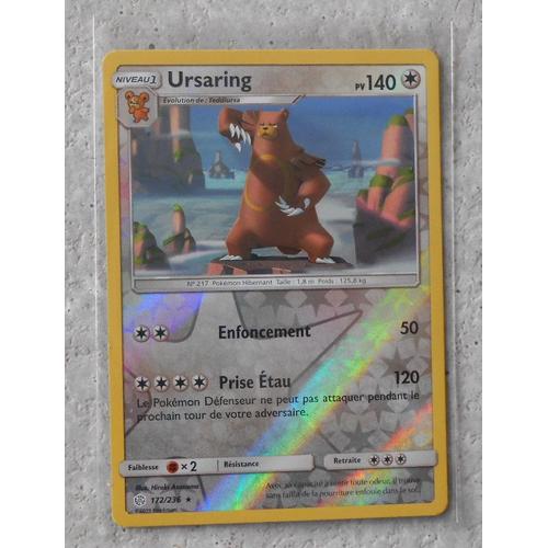 Ursaring Reverse 172/236 - Sl12 - Eclipse Cosmique - Vf