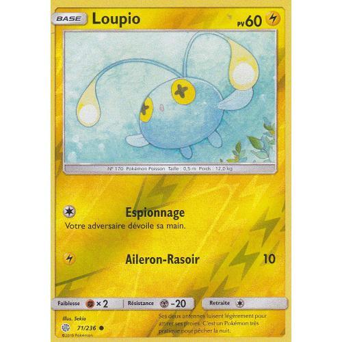 Carte Pokemon - Loupio - 71/236 - Reverse Brillante - Sl12 Eclipse Cosmique - Vf