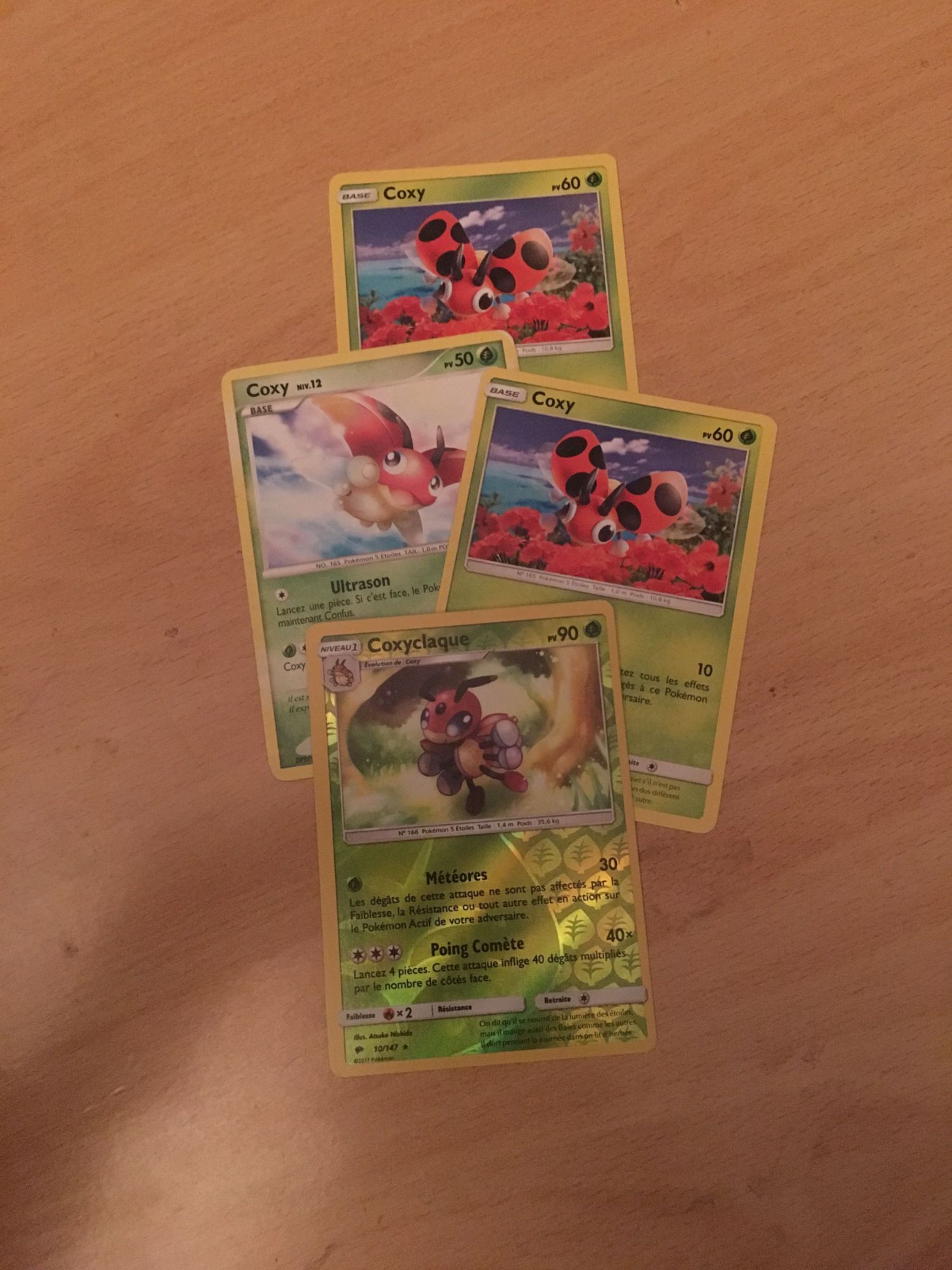 (2138) Coxy X3 + Coxyclaque Pokemon