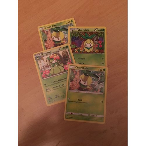 (2145) Chlorobule X3 + Fragilady Pokemon