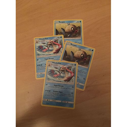 (2168) Barpau X2 + Milobellus X2 Pokemon