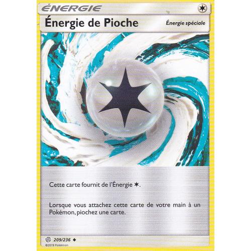 2 Cartes Pokémon Francaise 209 /236 Énergie De Pioche Éclipse Cosmique