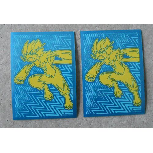 2 Protèges Cartes Collector Pokemon Zeraora Sl8 - Original Et Non Ultra Pro
