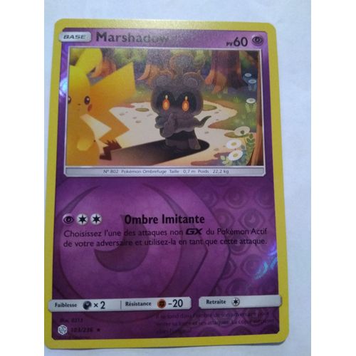 Carte Pokémon Francaise Reverse 103 /236 Marshadow Éclipse Cosmique