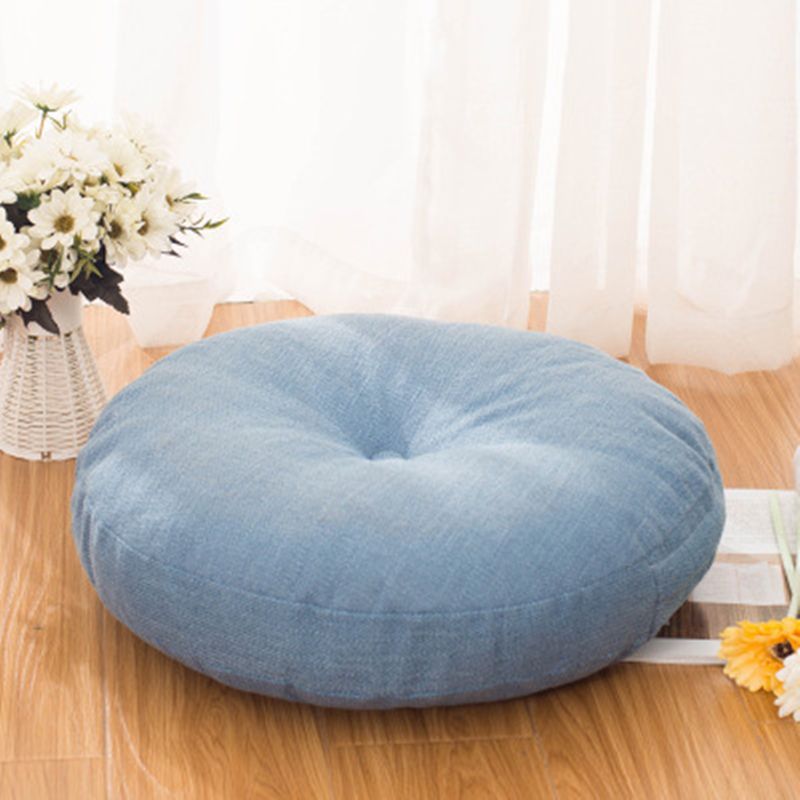 Coussin Rond En Lin De Style Japonais, Coussin Tatami Doux E...