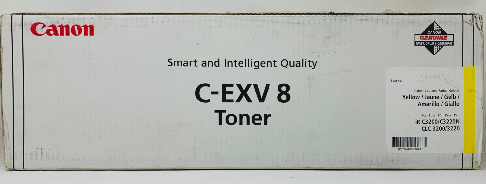 Canon C-EXV 8 - Jaune - originale - cartouche de toner - pour CLC-2620, 3200, 3220; imageRUNNER C3200, C3200N; iRC2620N, C3220N