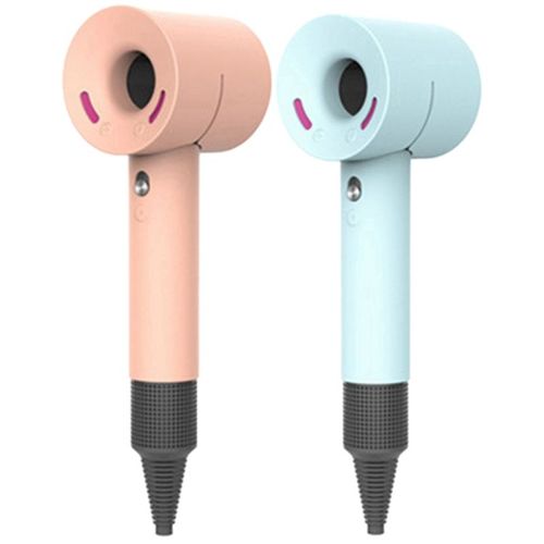 Housse De Protection Pour Sèche Cheveux Dyson, 2 Pièces, En Gel De Silicone, Doux, Orange Et Bleu 9109-May14A18357