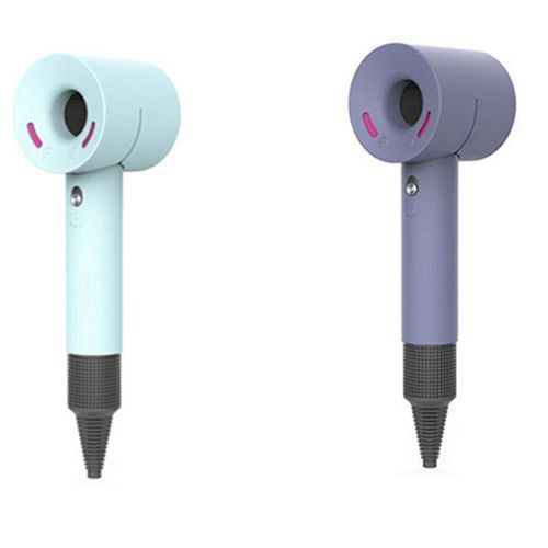 Housse De Protection Pour Sèche Cheveux Dyson, En Gel De Silicone Souple, Anti Poussière, Bleu, Gris, Violet, 2 Pièces 9109-May14A17603