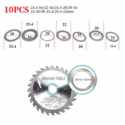 Adaptateur Rondelle Lame De Scie Circulaire Anneaux Réducteurs Anneau De Conversion Disque De Coupe Joint D'Ouverture Anneau Adaptateur Trou Intérieur 9109-May14A19298