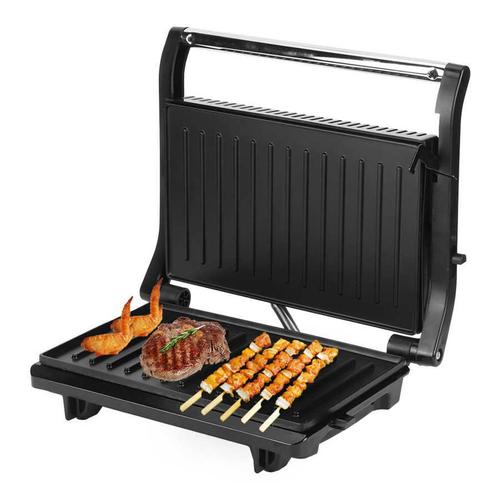 Barbecue Grill Électrique Sans Fumée, Poêle À Steak, Plaque Chauffante, Machine À Sandwich Panini Petit Déjeuner 9109-May14A19089