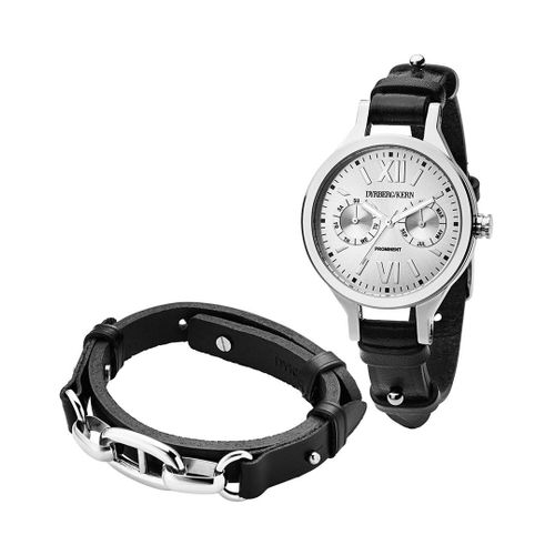 Parure Montre + Bracelet Dyrberg Kern Tf 10355_Black/Shiny Silver