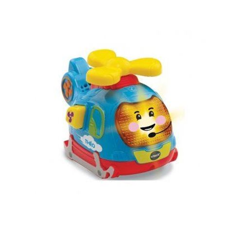 Vtech Vehicule - Theo Super Helico Avec Bouton Surprise - Tut Tut Bolides