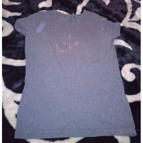 Tshirt Manches Courtes Gris Calvin Klein 10 Ans ..