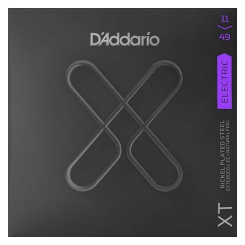 D'addario Xte1149 - Jeu Guitare Électrique Xt Plaqué Nickel - Medium, 11-49