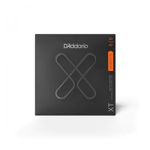 D'addario Xtapb1047 - Jeu Guitare Acoustique Xt Bronze - Extra Light, 10-47