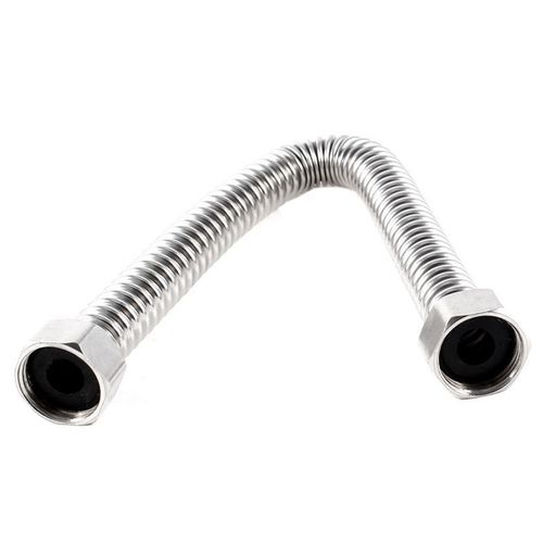 Tuyau De Douche En Acier Inoxydable, 30Cm, Argent, Pour Salle De Bain, 19Mm 9109-May14A21291