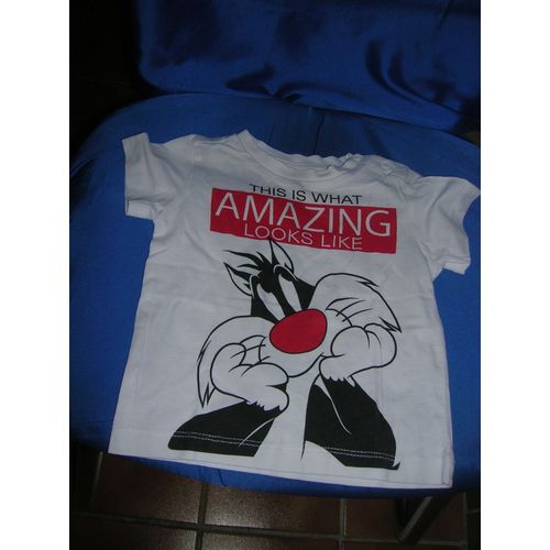 T-Shirt Loovey Tunes 12 Mois.