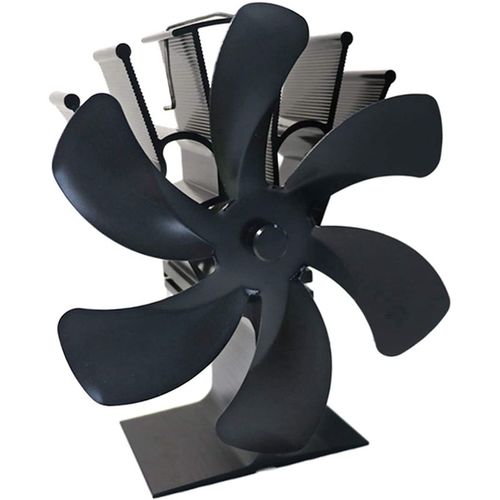 Ventilateur De Cheminée À 6 Lames Pour Bois, Brûleur À Bûches Et Cheminée, Distribution De Chaleur Écologique Et Efficace 9109-May14A23498