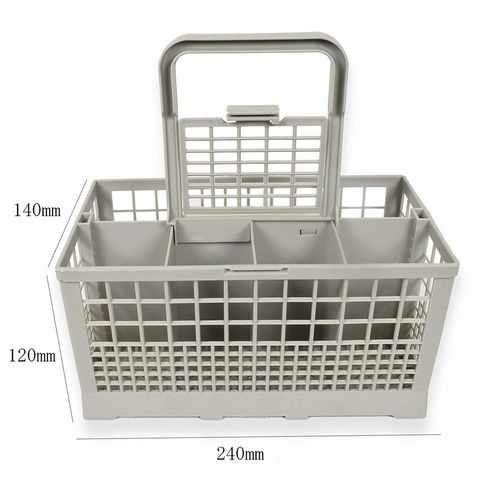 Panier À Couverts Universel Pour Lave-Vaisselle, 24X14X12Cm, Pièces De Lave-Vaisselle, Panier De Rangement En Plastique Pour Bosch Whirlpool Maytag 9109-May14A23269