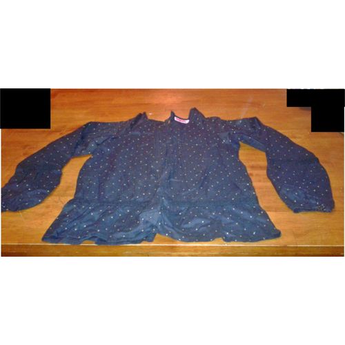 Tunique Nky Noire Petits Pois Taille 10 Ans .