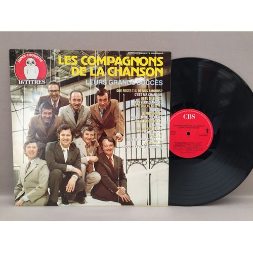 Disque Platine Vinyle Original Les Compagnons De La Chanson 33trs Compilation