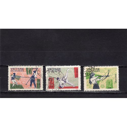 Timbres-Poste Du Viet-Nam Du Nord (Jeux Sportifs Nationaux)