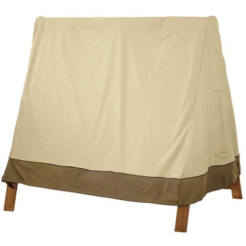 Housse De Balançoire De Hamac De Jardin, Imperméable, Protection Pour Meubles D'Extérieur, Beige + Café, 72X55X67 Pouces 9109-May14A28587