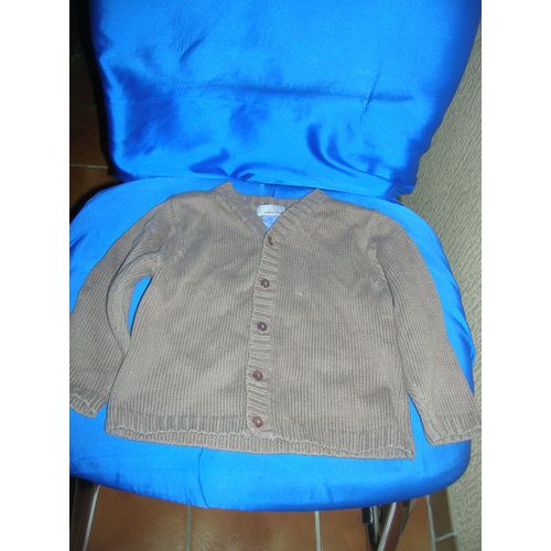 Gilet Manches Longues Vert Baudet 18 Mois.