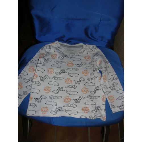 T-Shirt Manches Longues Lupilu 12/24 Mois.