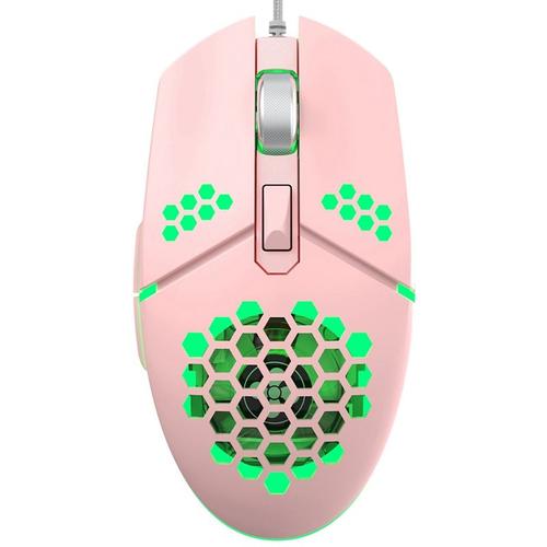 Souris D'Ordinateur G25, Réglage Dpi À Quatre Vitesses Par Câble Usb, Souris Ergonomique À Trous Avec Ventilateur Pour Ordinateur De Bureau Et Portabl 9109-May14A25500