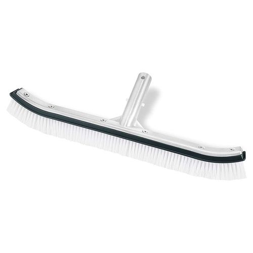 Brosse De Piscine 18 Pouces, Brosse De Piscine À Manche En Aluminium Pour Nettoyer Les Murs, Les Carreaux Et Les Sols Sans Effort 9109-May14A27980