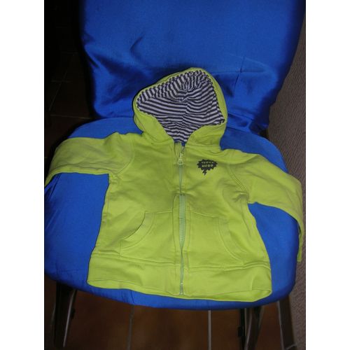 Veste À Capuche Zippée 12 Mois.