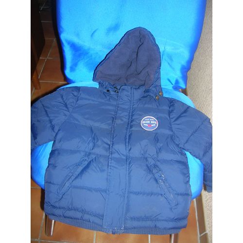 Veste Doublée Capuche Amovible Obaïbi 18 Mois.
