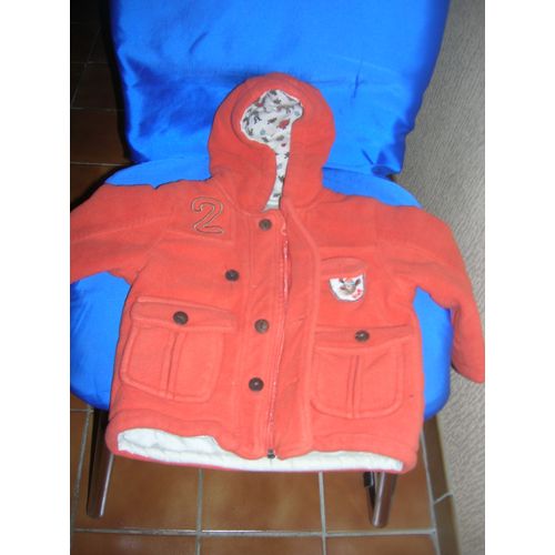 Veste Doublée À Capuche Tom Et Kiddy 18 Mois.