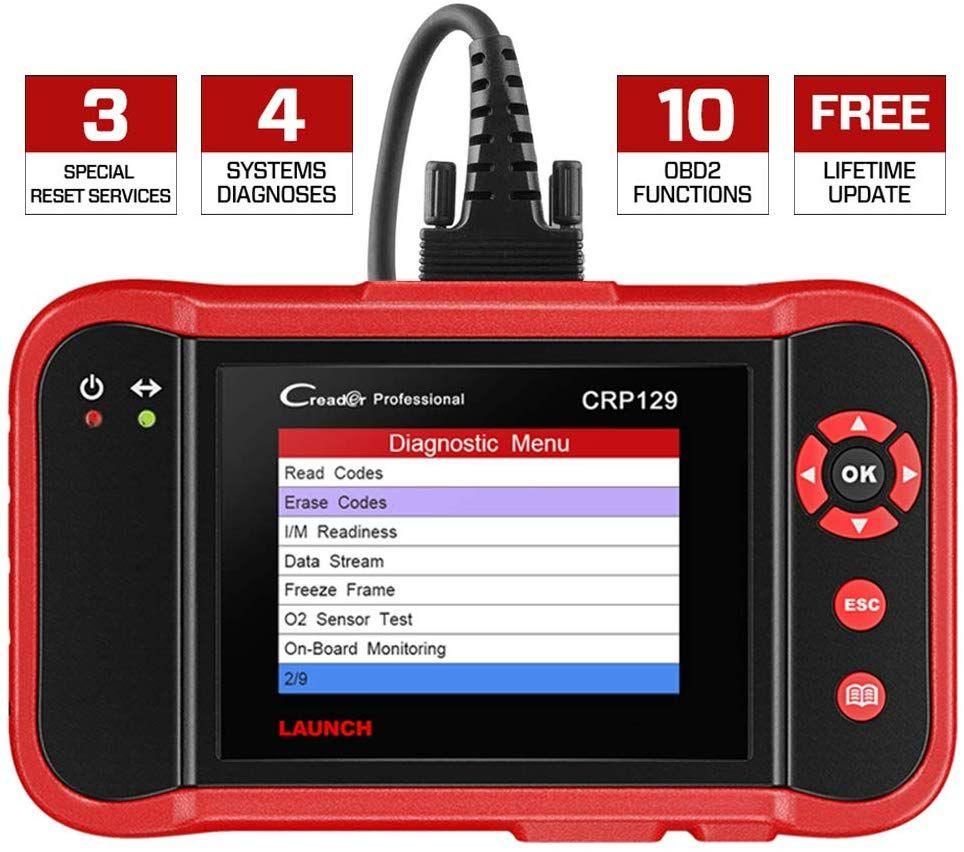 LAUNCH CRP129X Valise Outil de Diagnostic Auto OBD2 Scanner Voiture  Multimarque
