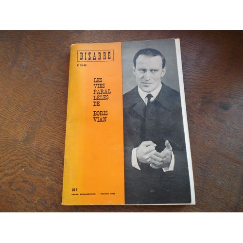 Les Vies Paralleles De Boris Vian