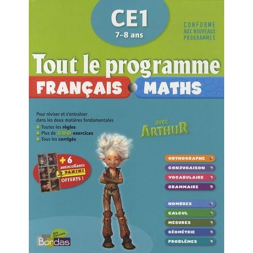 Tout Le Programme Arthur Français-Maths Ce1