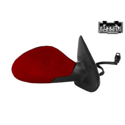 Retroviseur Electrique Droit Rouge Pour Seat Toledo 99 - 04