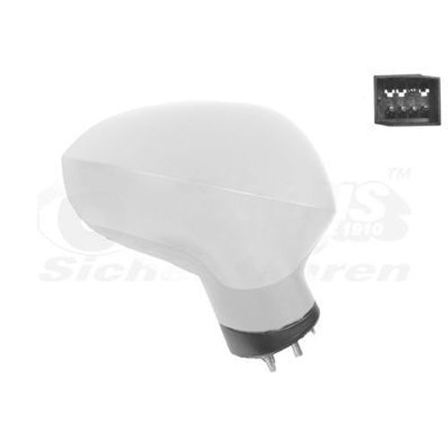 Retroviseur Electrique Droit Blanc Pour Seat Ibiza 08 - 12