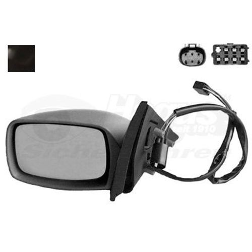 Retroviseur Electrique Droit Noir Pour Ford Escort 8/90 - 00
