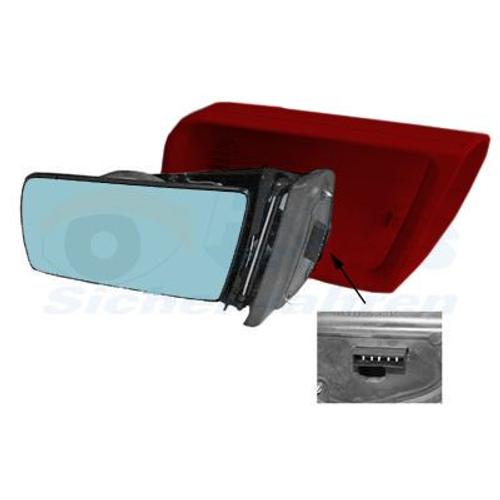 Retroviseur Ext.Gauche Rouge Pour Mercedes C W202 93 - 00