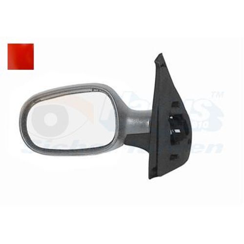 Retroviseur Electrique Droit Rouge Pour Renault Clio Ii 4/98 - 09/05