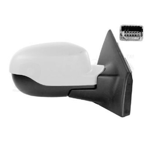 Retroviseur Electrique Droit Blanc Pour Renault Clio Iii 06/09 -