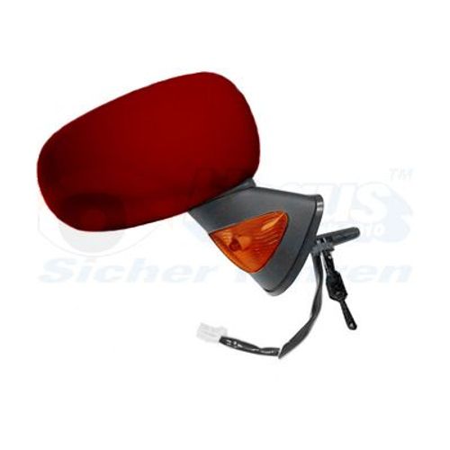 Retroviseur Electrique Droit Rouge Pour Renault Modus 04 - 08