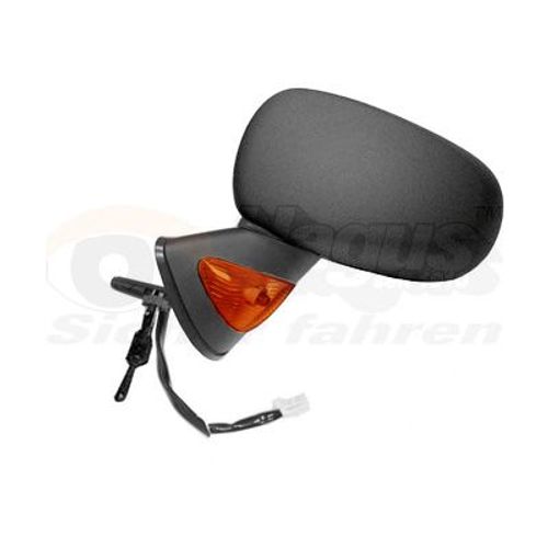 Retroviseur Electrique Gauche Noir Pour Renault Modus 04 - 08